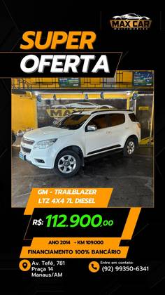 CHEVROLET TRAILBLAZER 2.8 LTZ 4X4 16V TURBO DIESEL 4P AUTOMÁTICO